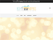 Tablet Screenshot of boxofhappies.com